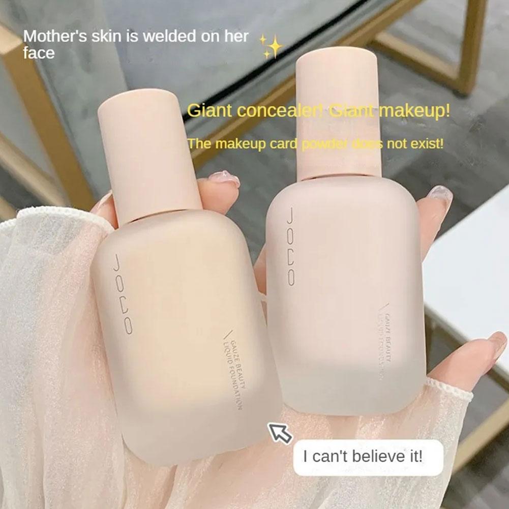 thumbnail image 4 of Wartleves Base de maquillaje líquida ligera mate crema suave de larga duración para rostro✨2 A0F0UK-, 4 of 7