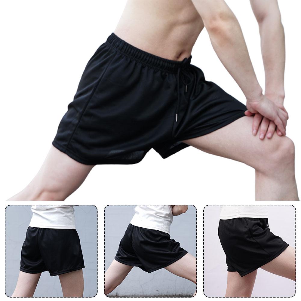 thumbnail image 2 of SGACAI Pantalones cortos de entrenamiento deportivo para hombre, para correr, hacer ejercicio, para trabajar, 2 of 7