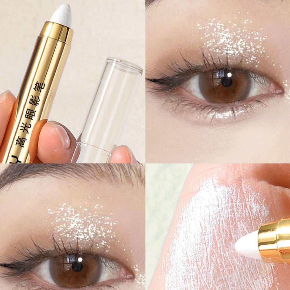 thumbnail image 4 of SGACAI Lápiz de sombra de ojos en crema con brillo de doble cabezal, sombra de ojos en barra, accesorios 1 Cosmetics B7U8 '▲, 4 of 7