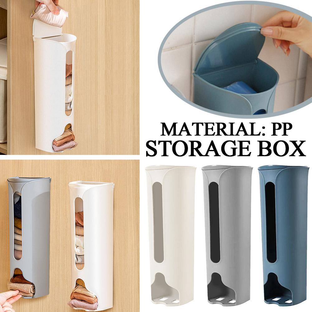 thumbnail image 2 of Wartleves Caja de almacenamiento de calcetines y bragas montada en la pared, caja de pared para ropa interior DIY, 2 of 7