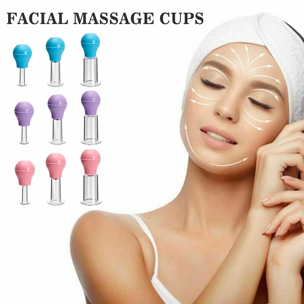 thumbnail image 4 of SGACAI Juego de ventosas para masaje facial anticelulítico, de silicona y vidrio, para rostro Z1N, 4 of 7