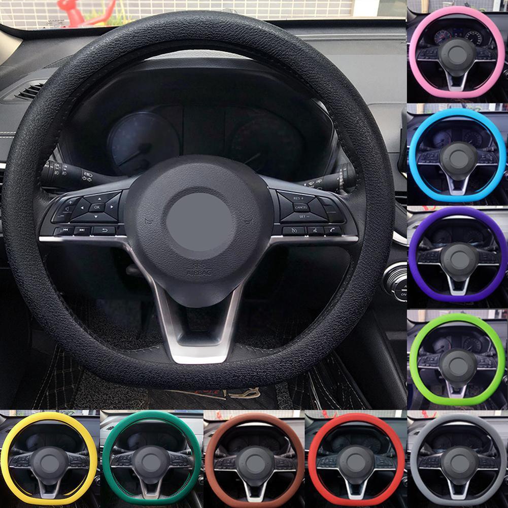 thumbnail image 4 of SGACAI Funda protectora de silicona para volante de coche, universal, antideslizante, acceso AU, 4 of 7