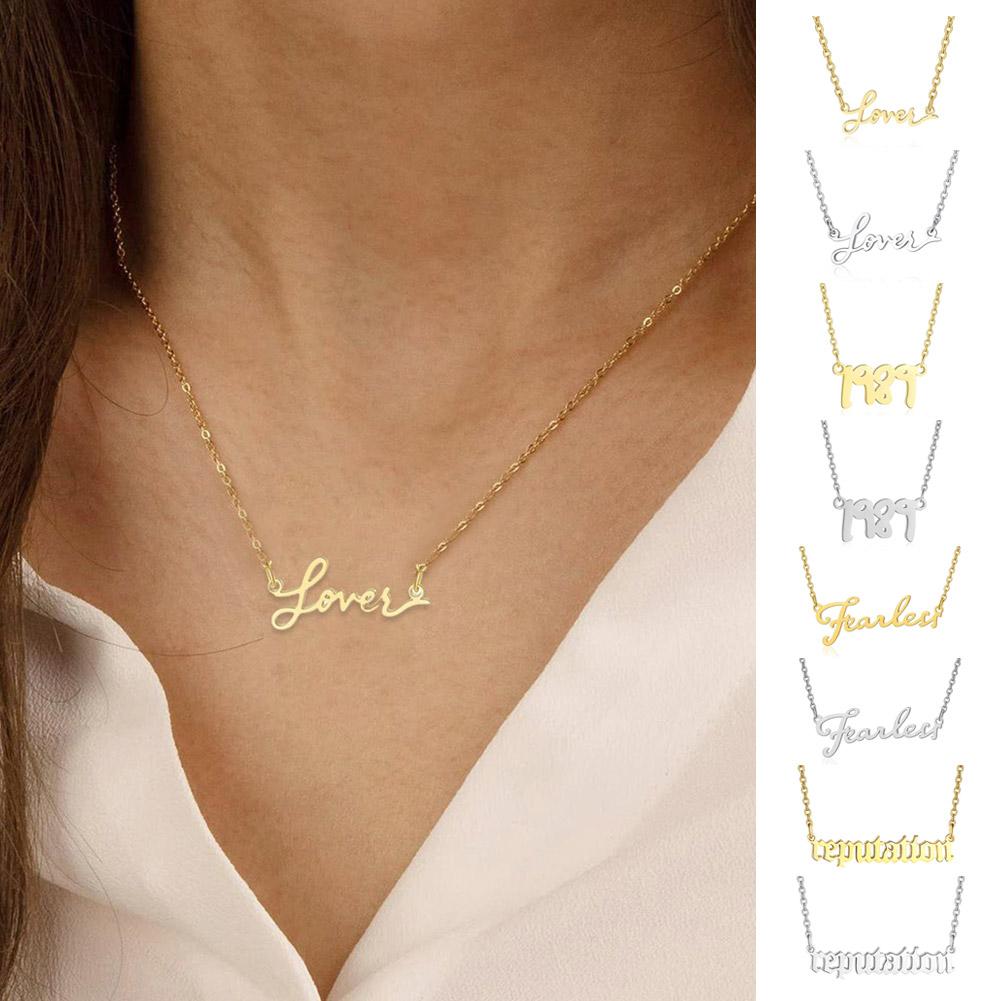 thumbnail image 2 of SGACAI Collar inspirado en Lover Reputation 1989 Fearless Red Regalo Ahora Habla AU STOCK, 2 of 7
