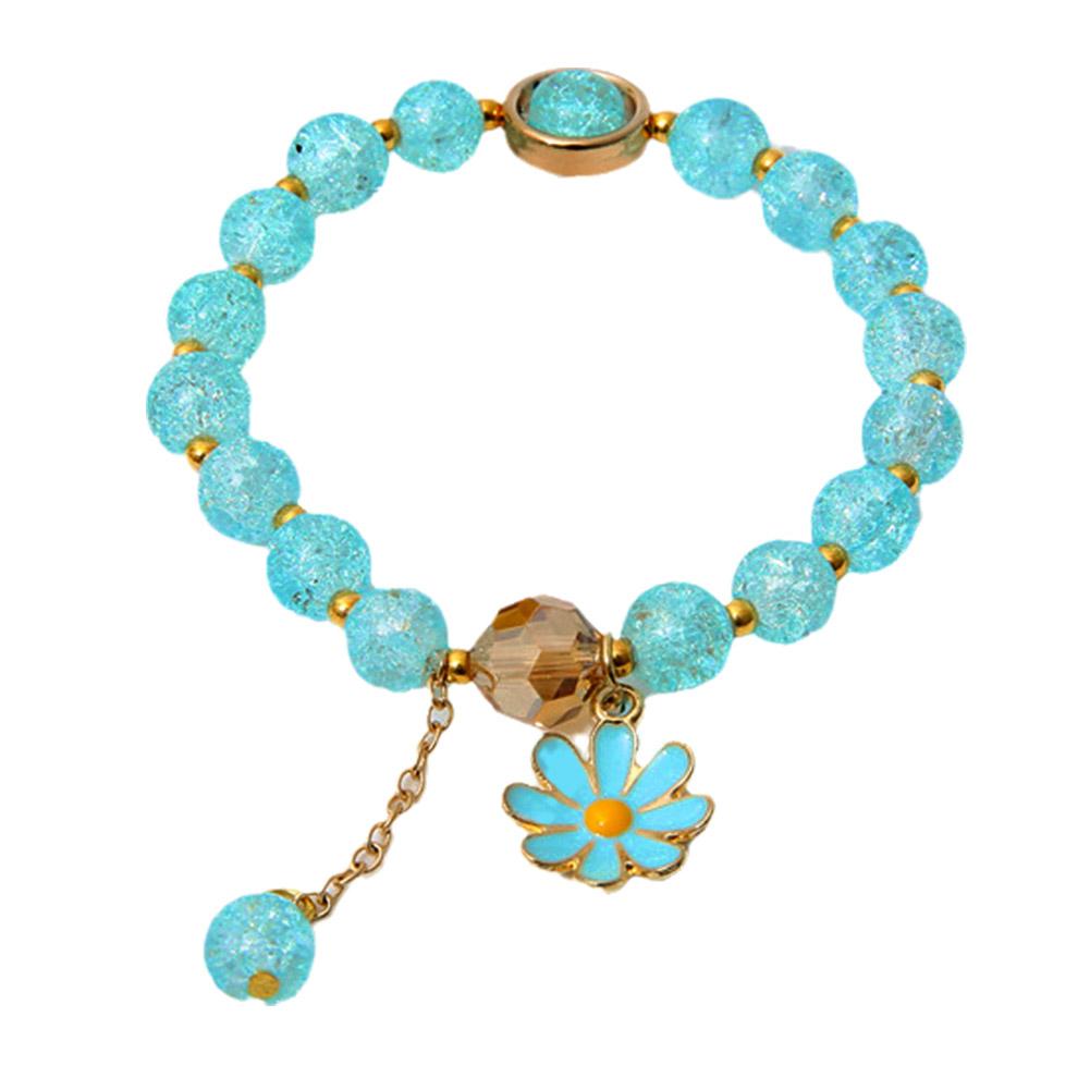 thumbnail image 4 of Wartleves Pulsera de cristal coreana Pulsera de margaritas Cuentas Lindos accesorios de moda para niñasÐσ, 4 of 7