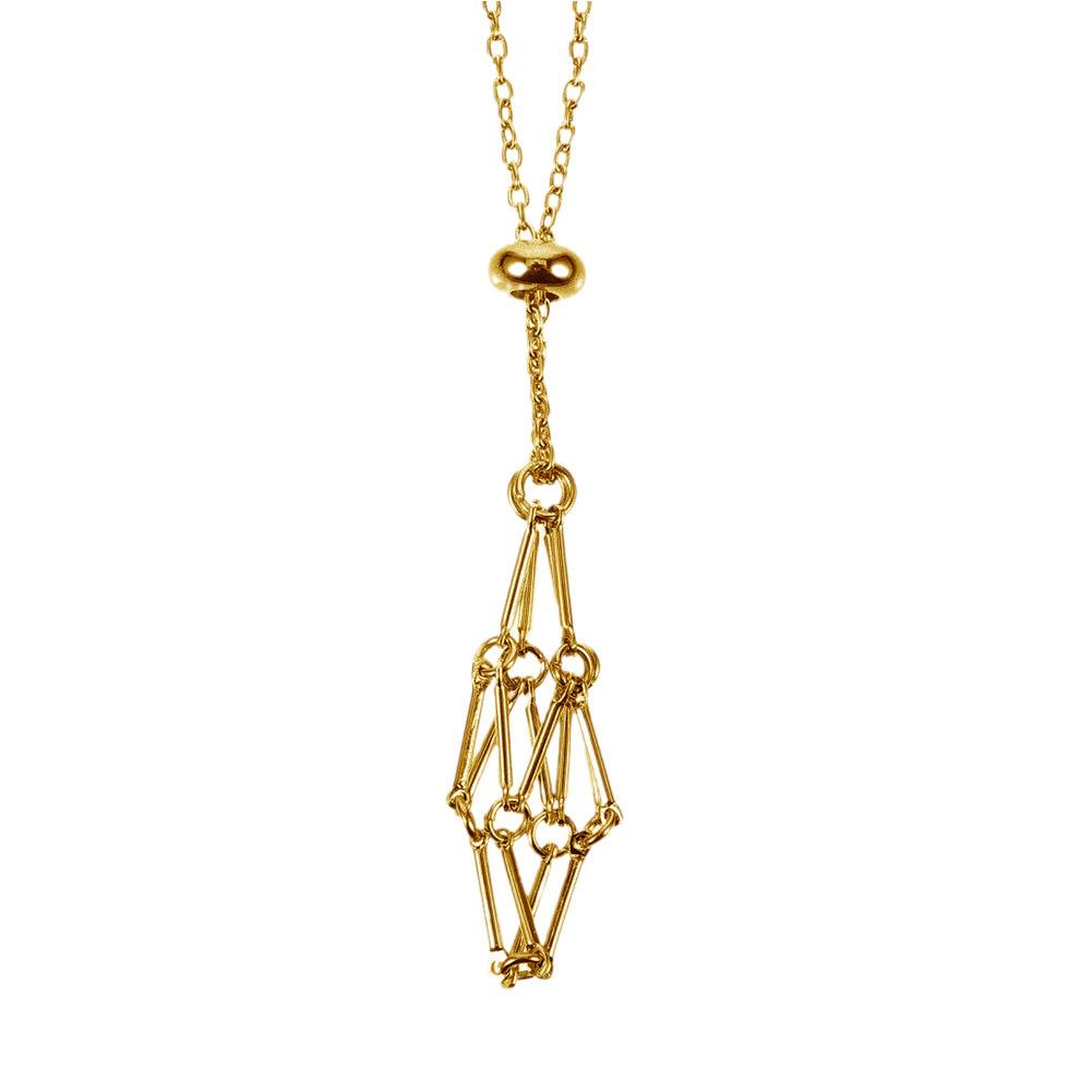 thumbnail image 4 of Ruifaya Soporte para collar con colgante de piedra de cristal, cordón ajustable, acero inoxidable HO, 4 of 7