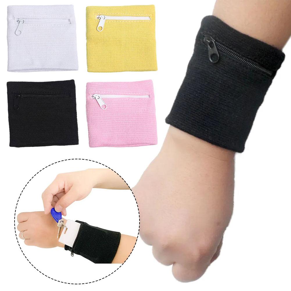 thumbnail image 5 of Wartleves Pulsera deportiva con cremallera, cartera para la muñeca, bolso multifunción para correr, bolsos con banda para el brazo Q4, 5 of 7