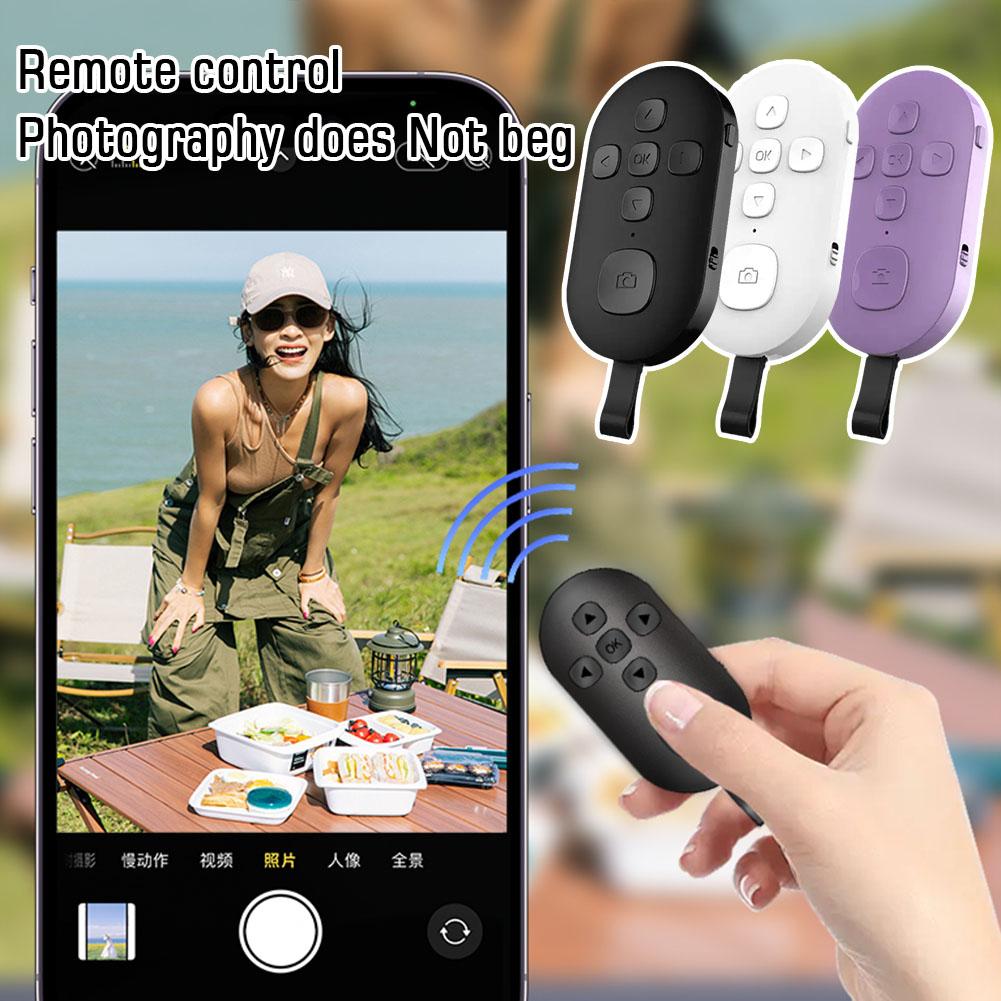 thumbnail image 4 of Ruifaya Botón de control remoto inalámbrico Bluetooth para el obturador del sistema Android e iOS, 4 of 7