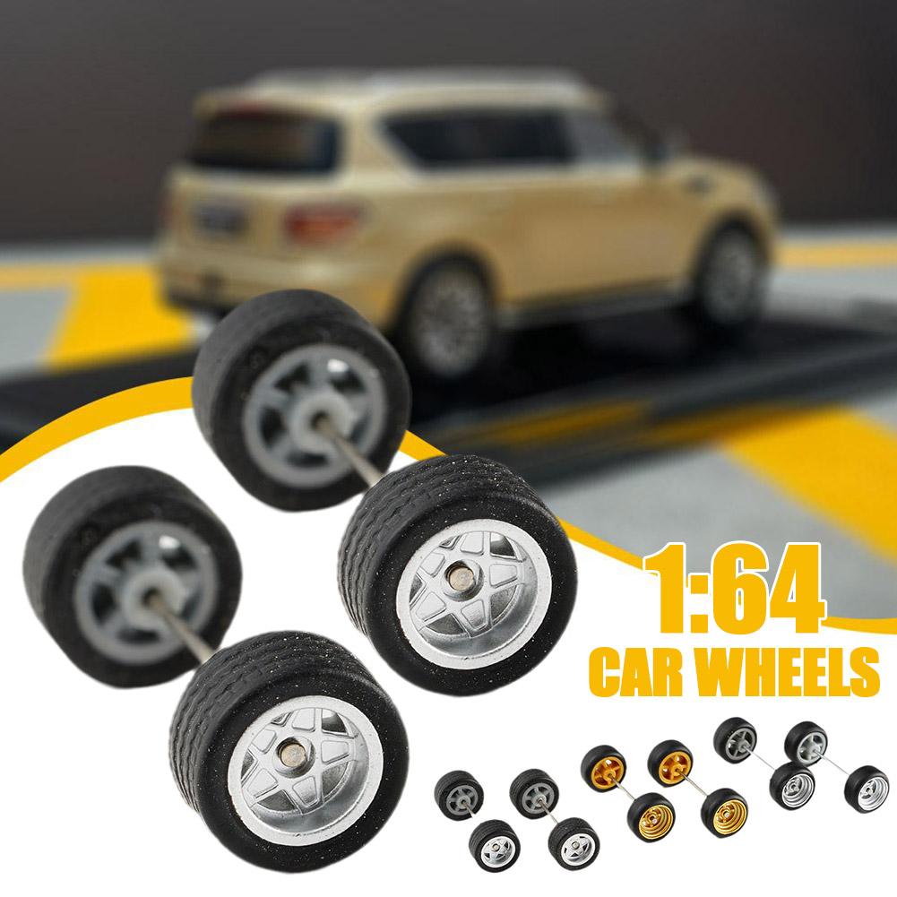 thumbnail image 3 of SGACAI Llantas y neumáticos de aleación personalizados con radios de goma Real Riders para Hot-Wheels 1:64^, 3 of 7