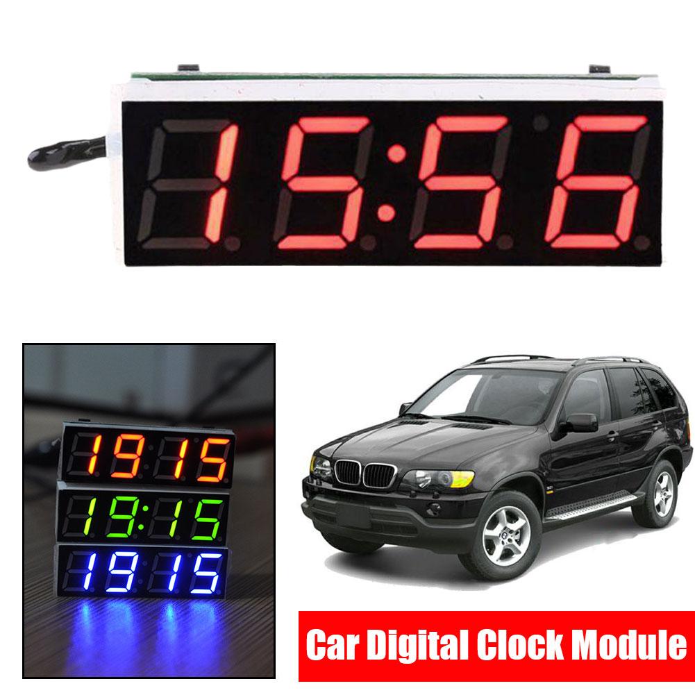 thumbnail image 2 of Wartleves Mini reloj digital para coche, termómetro, voltímetro, 3 en 1, reloj luminoso para vehículo Z1N, 2 of 7