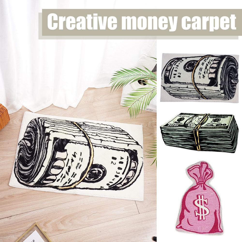 thumbnail image 3 of SGACAI Alfombra creativa Art Money, alfombras suaves y acogedoras para dormitorio, alfombras para mesita de noche, sala de estar, 3 of 7