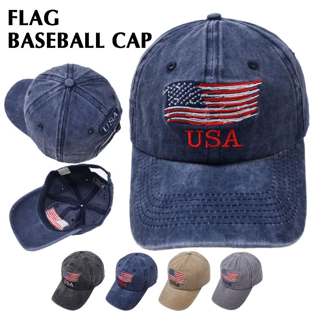 thumbnail image 5 of SGACAI Gorras de béisbol para hombres, gorra de béisbol clásica de malla transpirable con parche de bandera estadounidense, 5 of 7