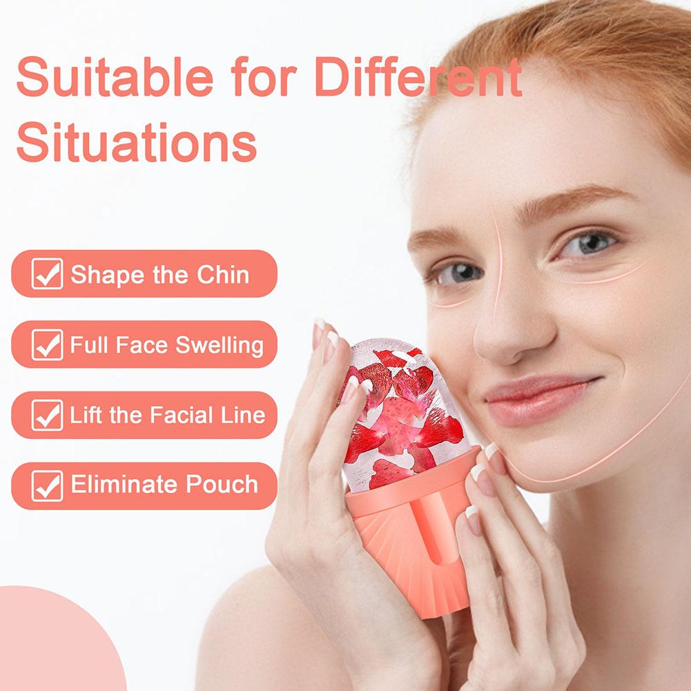 thumbnail image 2 of Ruifaya Herramienta de cuidado facial Molde de silicona con forma de rodillo de hielo para masajeador Tratamiento de belleza NUEVO, 2 of 7