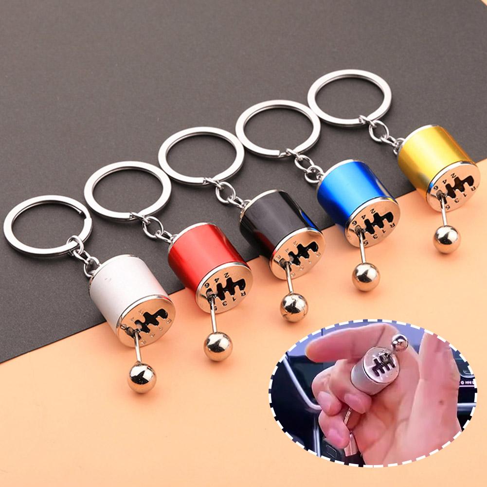 thumbnail image 2 of Ruifaya Wmool - Llavero con forma de cabeza de velocidad para coche, diseño de palanca de transmisión, colgante de metal, joyería, regalo, 2 of 7
