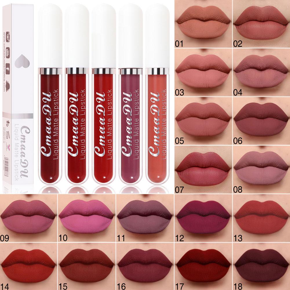 thumbnail image 3 of Wartleves Lápiz labial líquido C&M Matte Lip Claze de larga duración y resistente al agua, 3 of 7