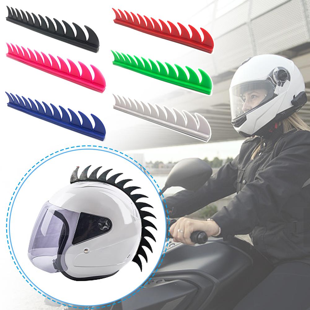 thumbnail image 2 of Wartleves Casco de motocicleta Dirt Biker BMX Mohawk Cascos de motociclista Rubbe; Spikes M Prof W0, 2 of 7