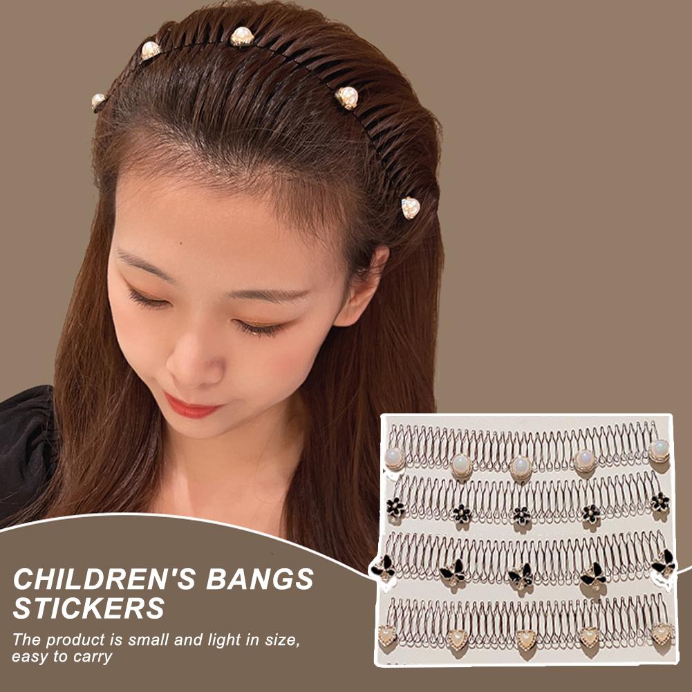 thumbnail image 2 of SGACAI Pegatinas de flequillo de cabello rebelde desordenado, pinza para la cabeza con forma de cuchara, pinza para la cabeza, para mujeres y hombres |, 2 of 7
