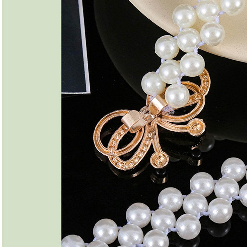 thumbnail image 2 of SGACAI Cinturón de perlas con diamantes de imitación, accesorios de ropa elegantes H8E5 ц△, 2 of 7