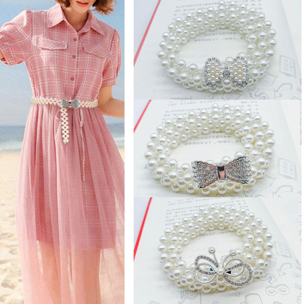 thumbnail image 3 of SGACAI Cinturón de perlas con diamantes de imitación, accesorios de ropa elegantes H8E5 ц△, 3 of 7