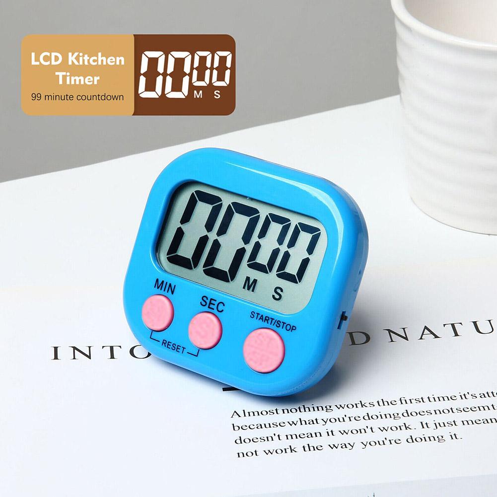 thumbnail image 4 of SGACAI Temporizador de cocina digital LCD para cocinar huevos, reloj despertador con cuenta regresiva, cronómetro magnético, 4 of 7