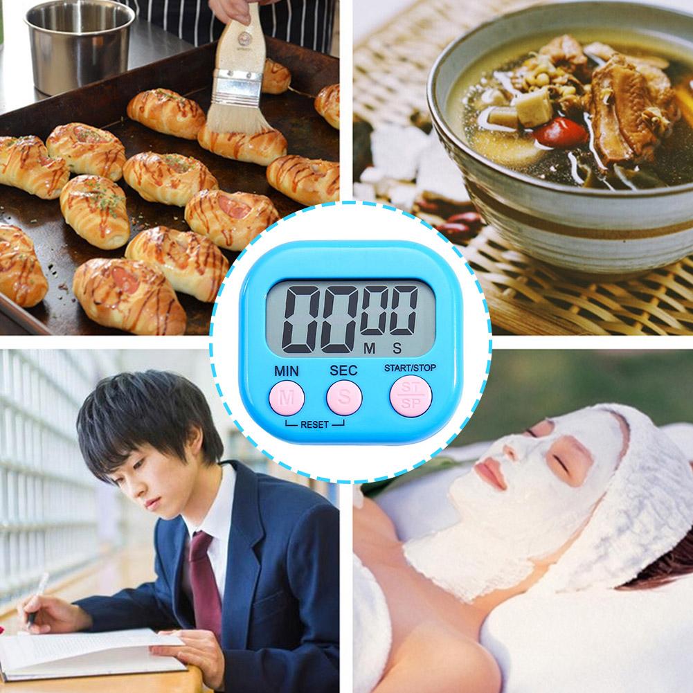 thumbnail image 5 of SGACAI Temporizador de cocina digital LCD para cocinar huevos, reloj despertador con cuenta regresiva, cronómetro magnético, 5 of 7