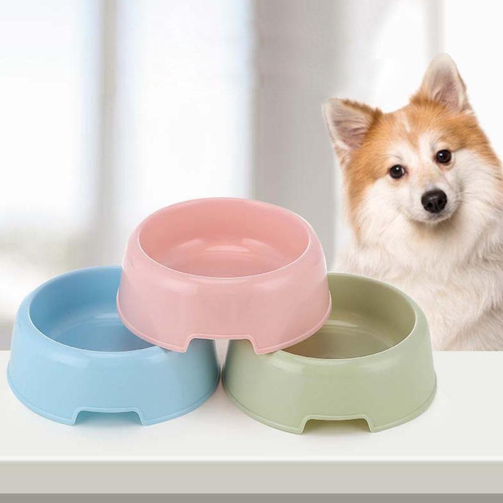 thumbnail image 3 of Wartleves Cuenco de plástico colorido para comida de mascotas para cachorros y gatitos Lote I5, 3 of 7