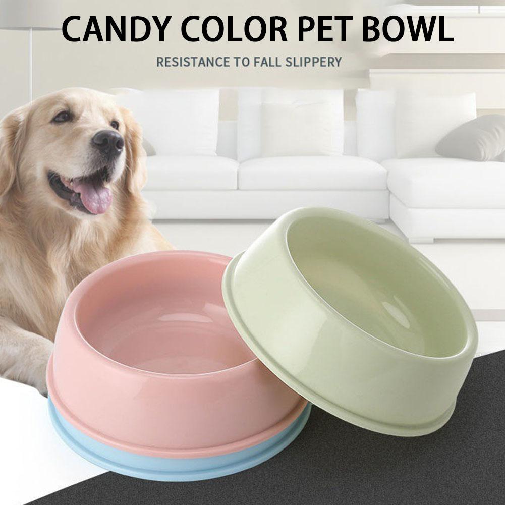 thumbnail image 4 of Wartleves Cuenco de plástico colorido para comida de mascotas para cachorros y gatitos Lote I5, 4 of 7