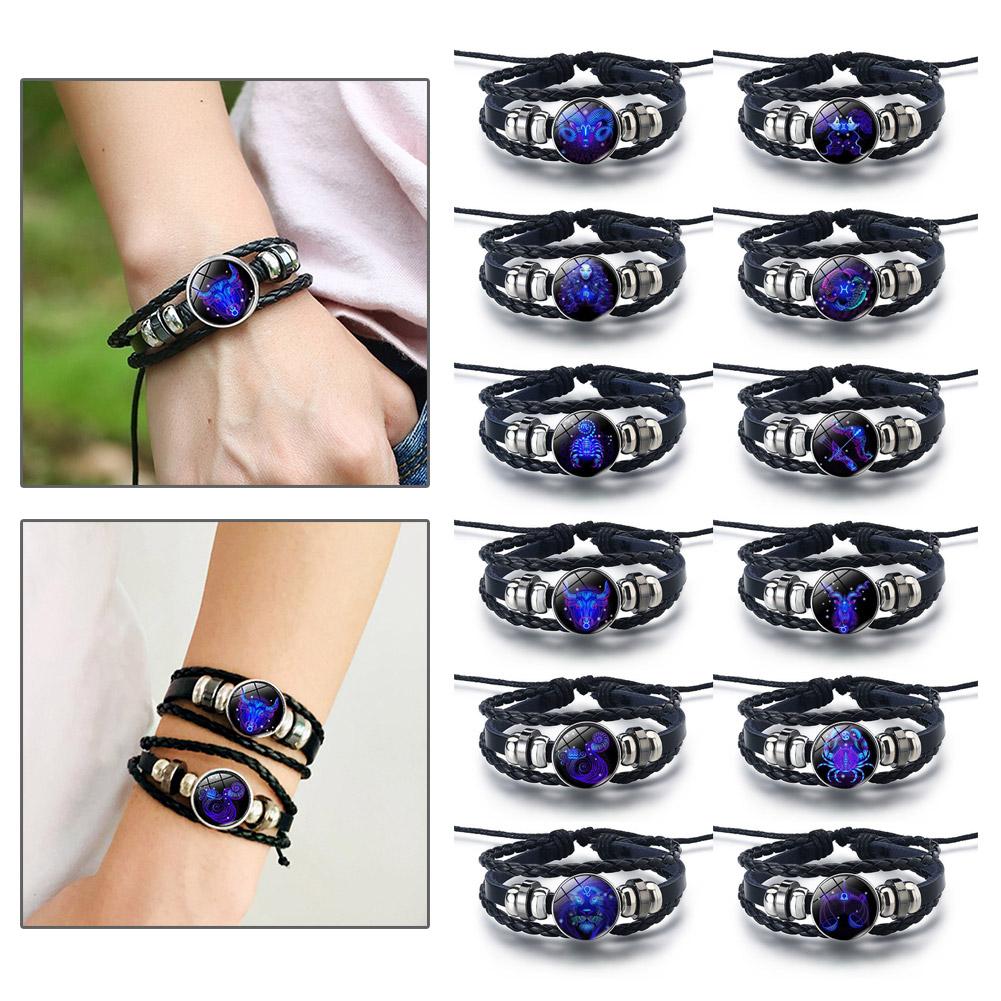 thumbnail image 3 of Wartleves Pulsera de manifestación serena con piedras preciosas de las 12 constelaciones, nueva versión mejorada S2, 3 of 7