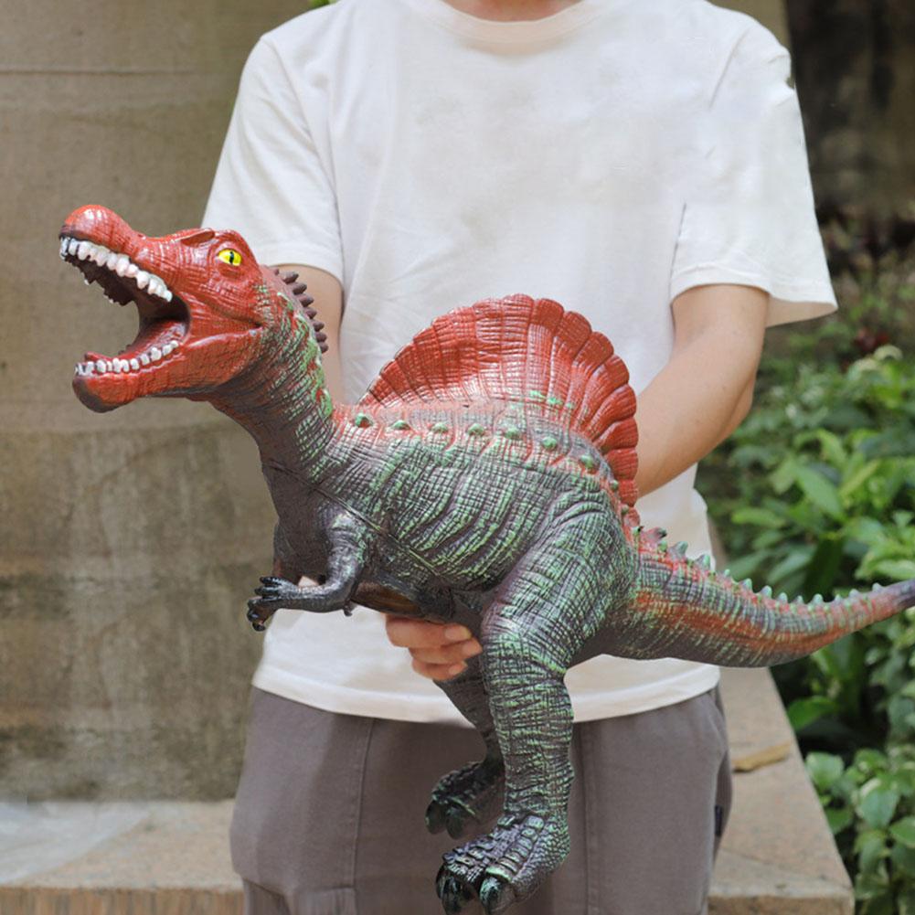 thumbnail image 3 of SGACAI Dinosaurio de juguete grande de goma suave de peluche, figuras de animales de juguete A7U7 √ξ, 3 of 7