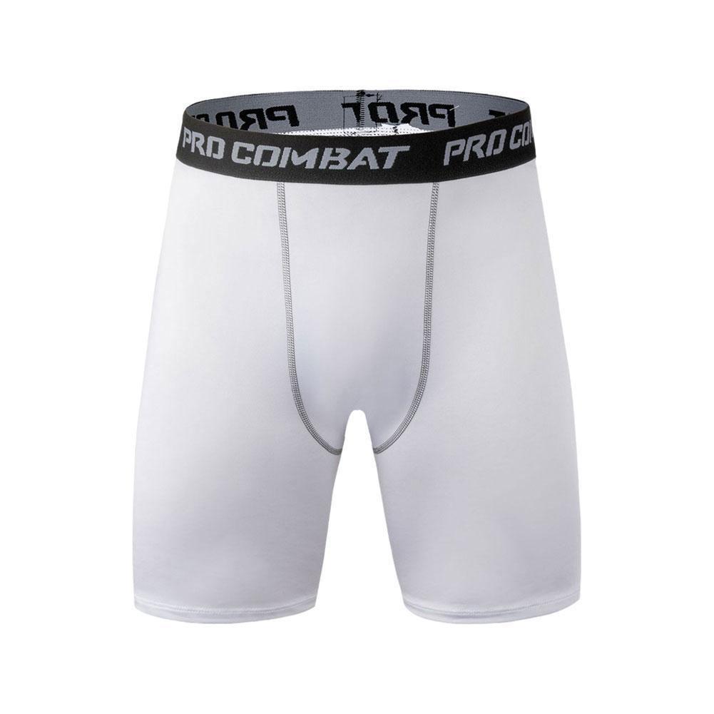thumbnail image 4 of Ruifaya Pantalones cortos de compresión para hombre, calzoncillos de capa base, pantalones térmicos para fitness y correr, 4 of 7
