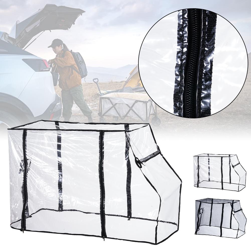 thumbnail image 2 of SGACAI Funda impermeable para lluvia, funda para almacenamiento de camping, carrito de picnic plegable para jardín, 2 of 7
