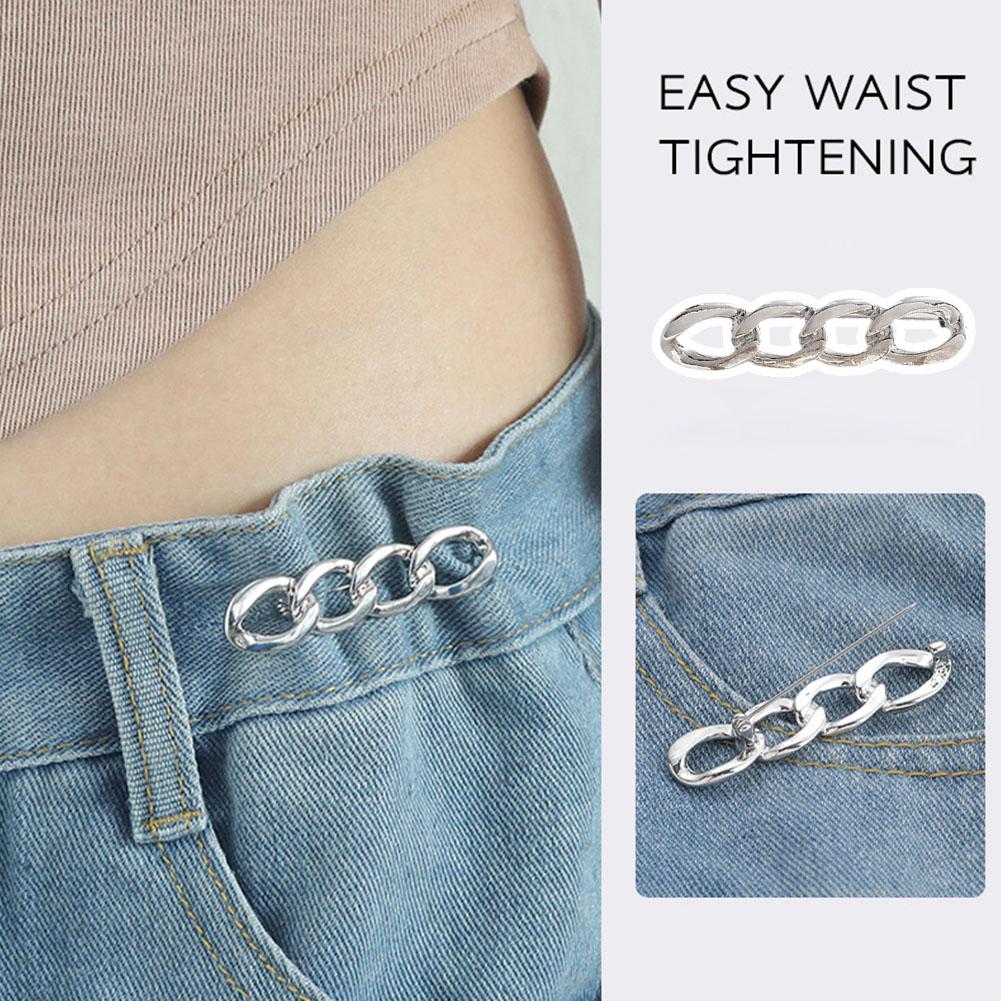 thumbnail image 3 of SGACAI Botón Pin Extensor de Cintura Cinturón Metal Para Mujeres Hombres Jeans, 3 of 7