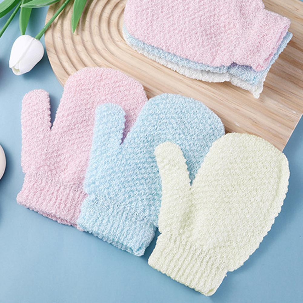 thumbnail image 3 of SGACAI Guantes de ducha exfoliantes para lavar la piel, guantes de baño de spa, guantes de baño de espuma antideslizantes, 3 of 7