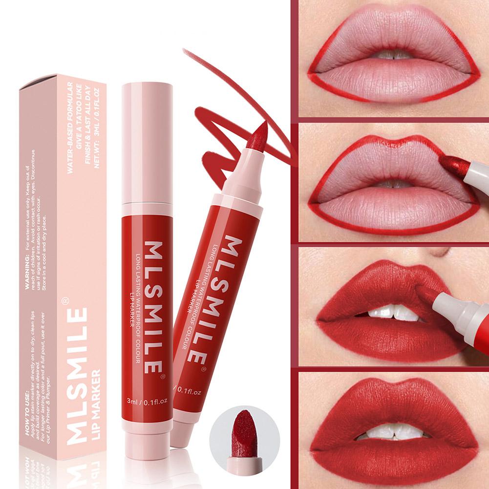 thumbnail image 3 of SGACAI Marcador de labios resistente al agua, efecto de color duradero, lápiz labial resistente al sudor, nuevo U1, 3 of 7