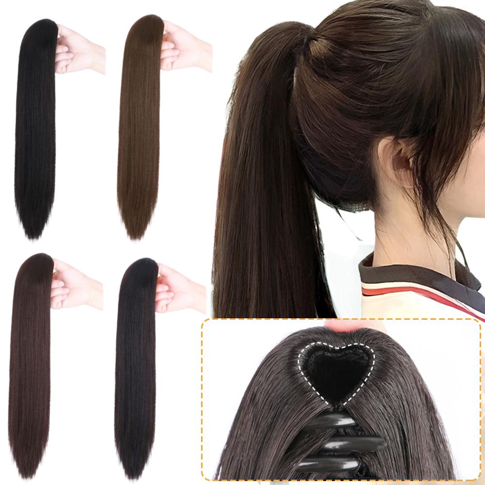 thumbnail image 3 of SGACAI Clip de cola de caballo en cola de caballo real natural como extensiones de cabello humano 2024, 3 of 7