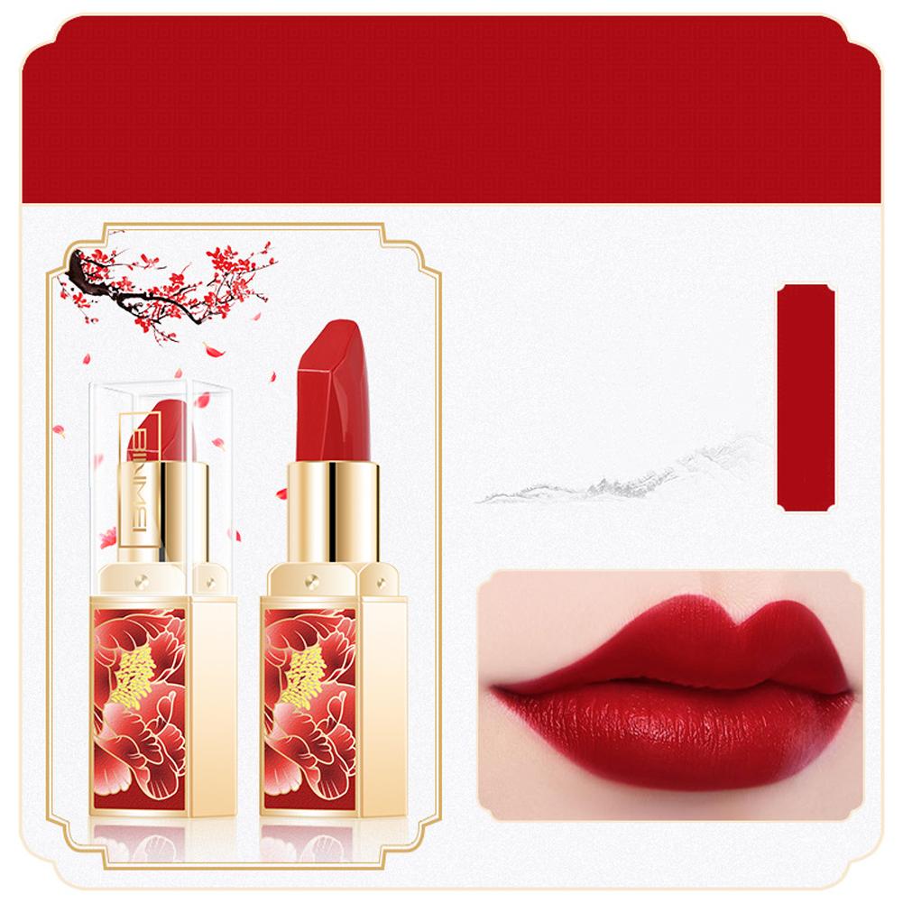 thumbnail image 5 of Ruifaya Kit de lápiz labial de estilo chino mate aterciopelado para mujer, regalo, colorete resistente al agua, 5 of 7
