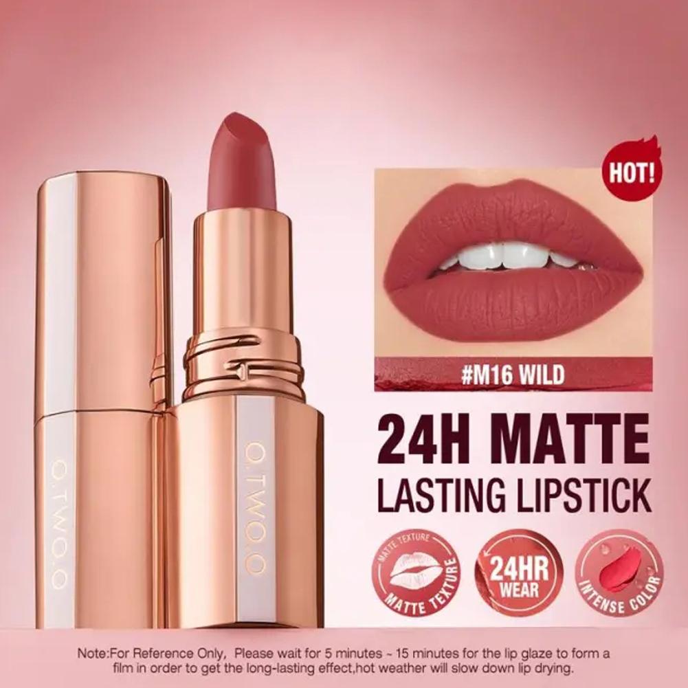 thumbnail image 4 of Wartleves Textura aterciopelada en bruma de larga duración Tecnología de maquillaje de fijación Lápiz labial Kiss Color δ, 4 of 7