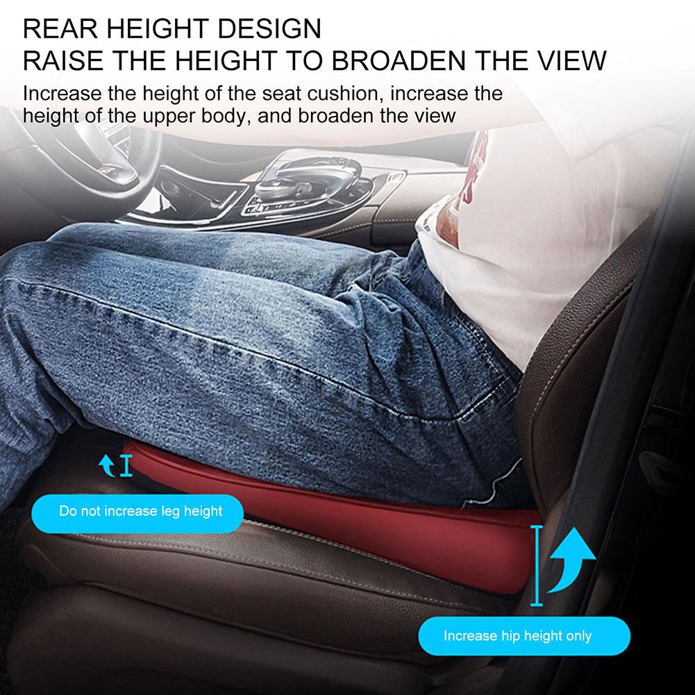 thumbnail image 2 of Wartleves Cojín elevador para asiento de automóvil, almohadilla portátil para asiento de automóvil, alivio de la fatiga, 2 of 7