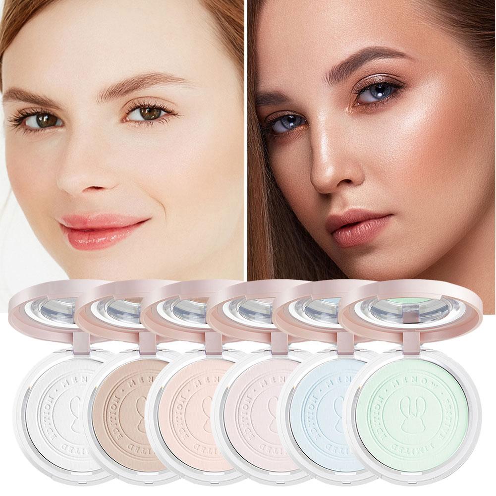 thumbnail image 4 of Ruifaya Polvos Mate Polvos Compactos Naturales Suaves Control de Aceite Maquillaje Fijo Rostro Hot Y4, 4 of 7