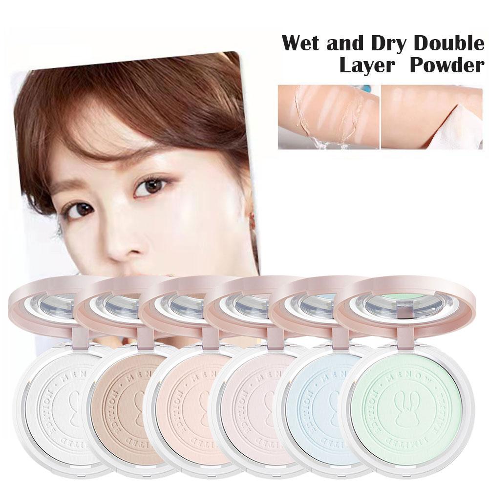 thumbnail image 3 of Ruifaya Polvos Mate Polvos Compactos Naturales Suaves Control de Aceite Maquillaje Fijo Rostro Hot Y4, 3 of 7