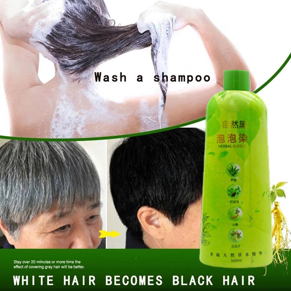 thumbnail image 2 of SGACAI Champú sin rebordes de 500 ml, champú para tinte de cabello gris con burbujas a base de hierbas NUEVO Prof, 2 of 7