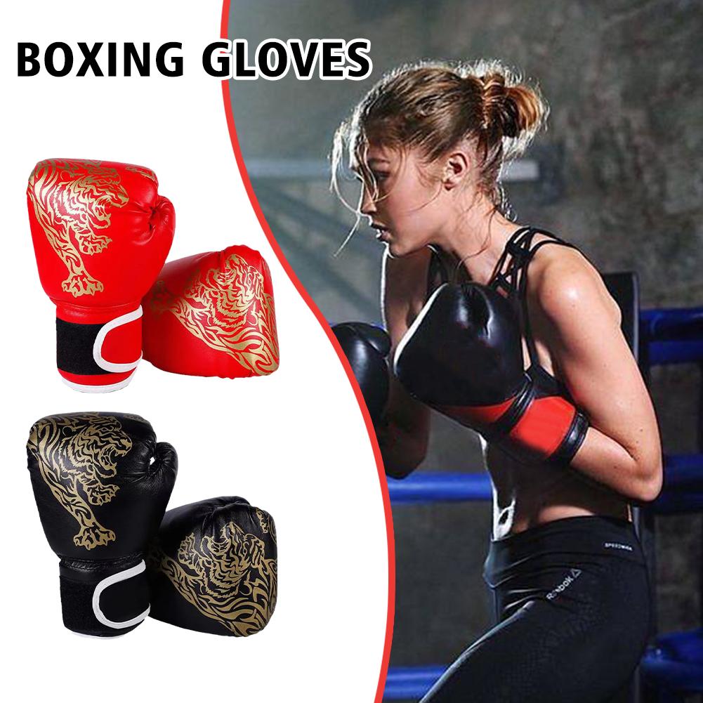 thumbnail image 2 of SGACAI Guantes de boxeo para adultos, guantes de entrenamiento de boxeo, guantes de sparring para golpear B δα, 2 of 7