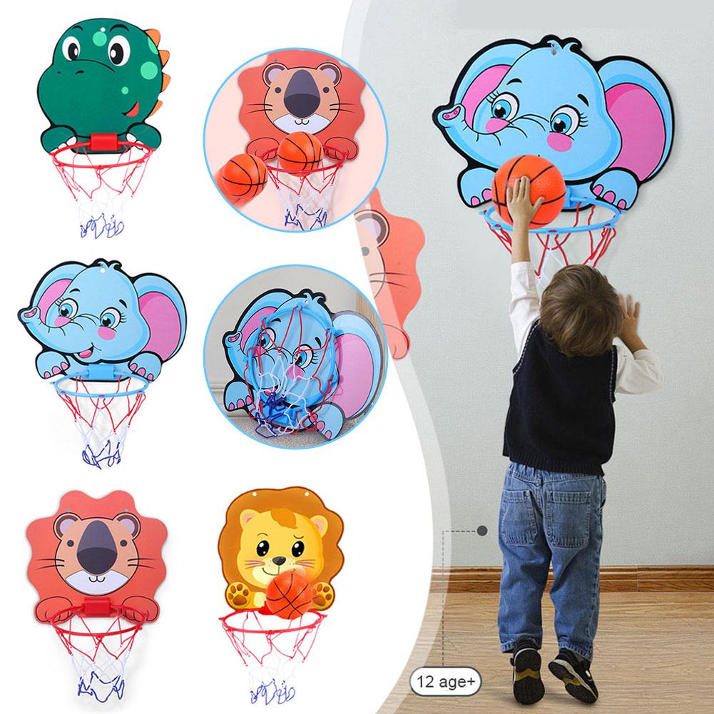 thumbnail image 2 of SGACAI Mini aro de baloncesto para niños de interior, red de juguete para puerta G1Z2, montado en la pared, 2 of 7