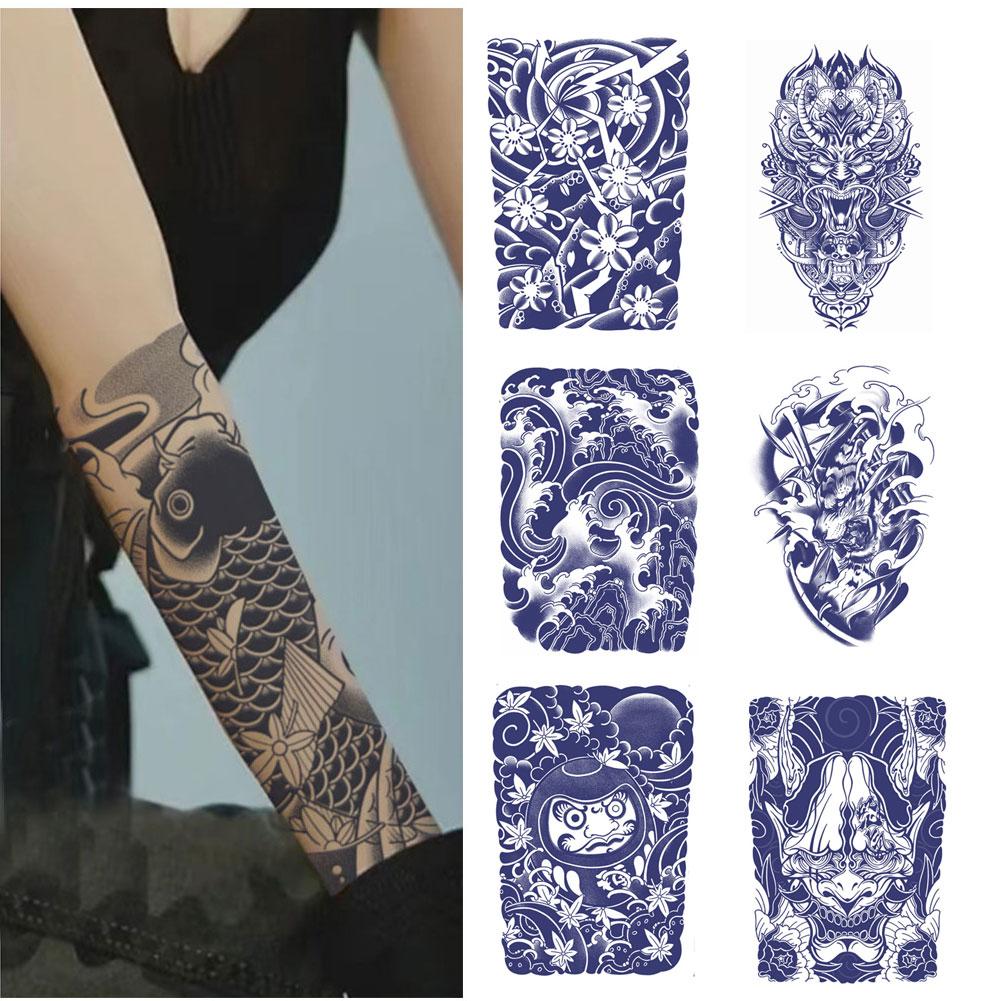 thumbnail image 3 of Wartleves Pegatina de tatuaje temporal de jugo de fruta y hierba, pegatina de tatuaje falso resistente al agua, nuevo J7, 3 of 7