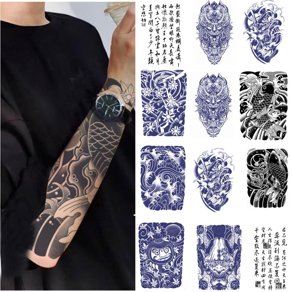 thumbnail image 2 of Wartleves Pegatina de tatuaje temporal de jugo de fruta y hierba, pegatina de tatuaje falso resistente al agua, nuevo J7, 2 of 7