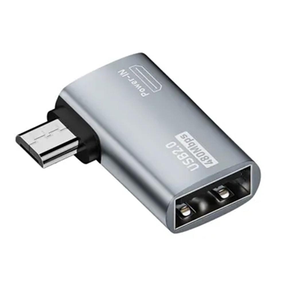 thumbnail image 4 of SGACAI Adaptador de cable OTG 4K con ángulo de 90 grados y micro USB GXW USB OTG a S7I3, 4 of 7