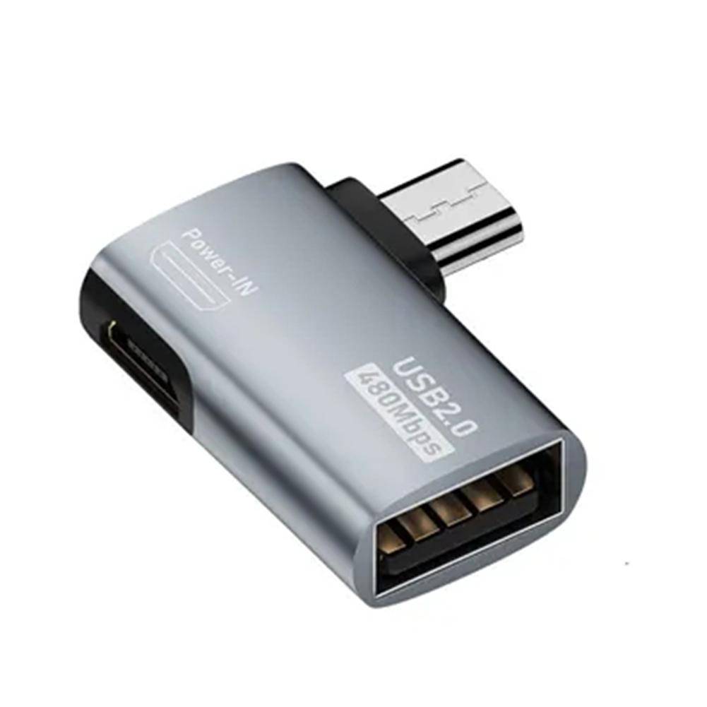 thumbnail image 5 of SGACAI Adaptador de cable OTG 4K con ángulo de 90 grados y micro USB GXW USB OTG a S7I3, 5 of 7