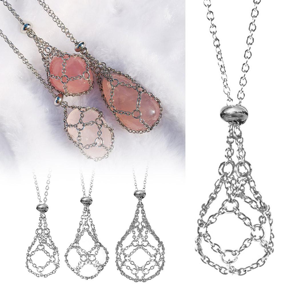 thumbnail image 2 of Ruifaya Nuevo collar de metal con red de cristal ajustable para mujer GX Collecting Ho Men❀, 2 of 7