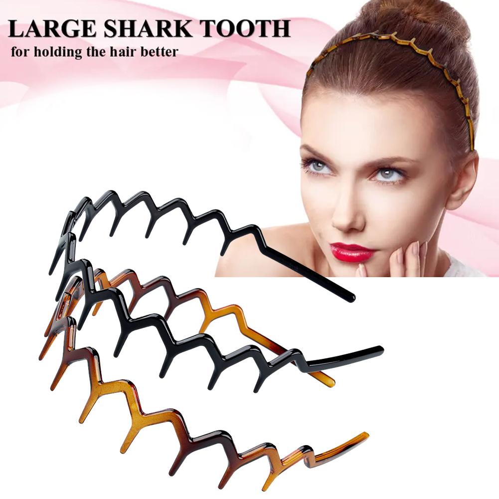 thumbnail image 2 of SGACAI 1/2x Diademas de plástico Alicebands Grip Teeth Spiky Girls Ladies Hair, 2 of 7