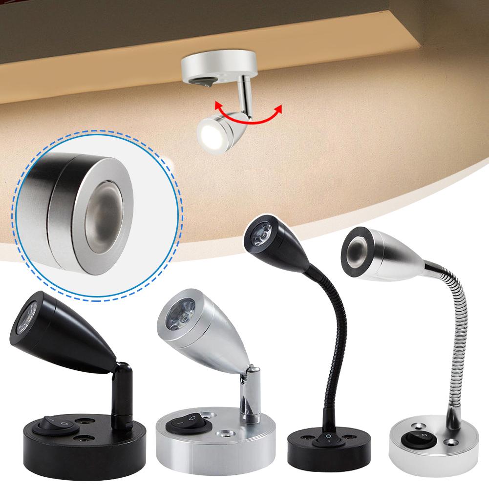thumbnail image 3 of Ruifaya Luz de lectura LED para interior de RV, 2 W, puerto USB, 5 V, 2 A, interruptor con foco, 3 of 7