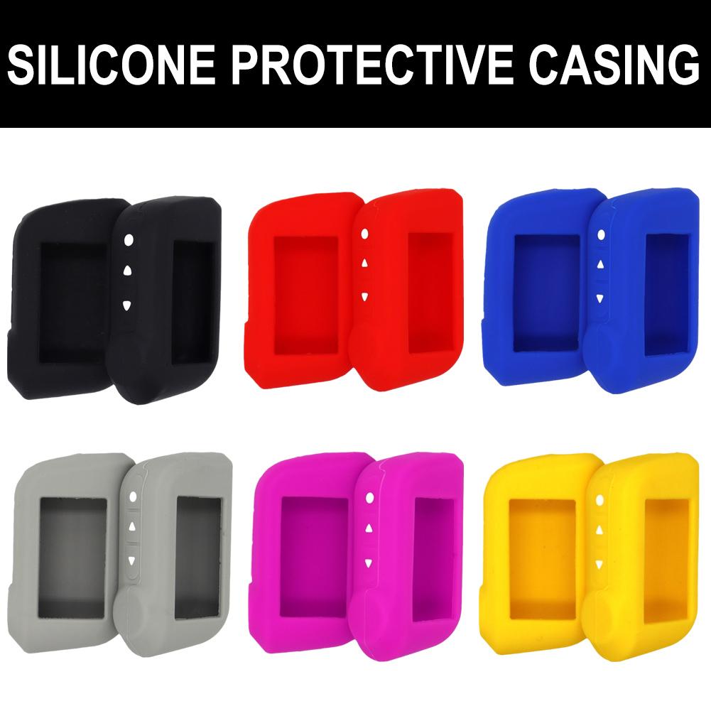 thumbnail image 2 of SGACAI Funda protectora de silicona para llave de coche, funda para llave de alarma, juego de llaves G5Z6 (▲, 2 of 7
